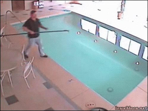the-big-fail-by-falling-into-the-pool-trying-to-clean-it.gif