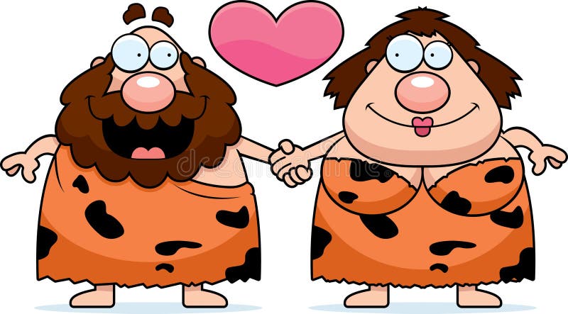 cartoon-caveman-couple-illustration-holding-hands-love-51086119.jpg
